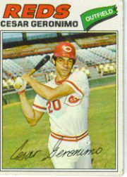 1977 Topps Baseball Cards      535     Cesar Geronimo
